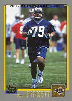 #339 Ryan Pickett - St. Louis Rams - 2001 Topps Football