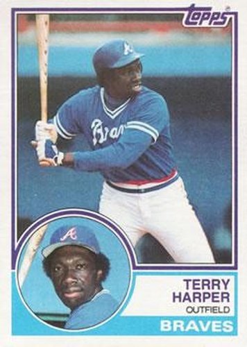 #339 Terry Harper - Atlanta Braves - 1983 Topps Baseball