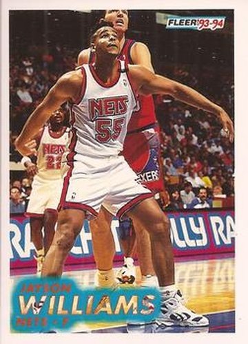 #339 Jayson Williams - New Jersey Nets - 1993-94 Fleer Basketball