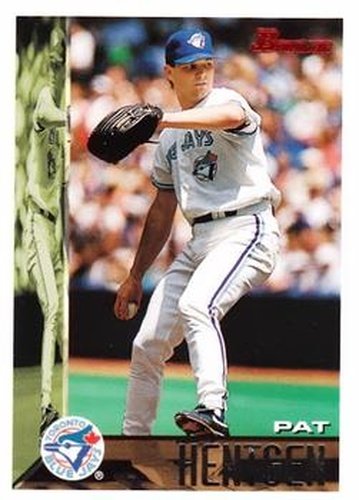 #339 Pat Hentgen - Toronto Blue Jays - 1995 Bowman Baseball