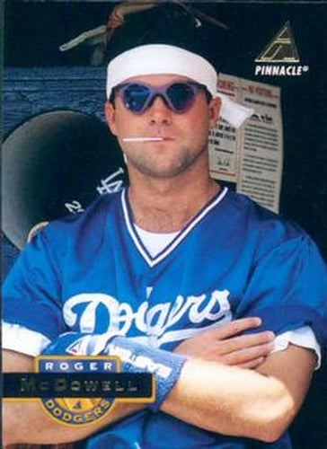 #339 Roger McDowell - Los Angeles Dodgers - 1994 Pinnacle Baseball