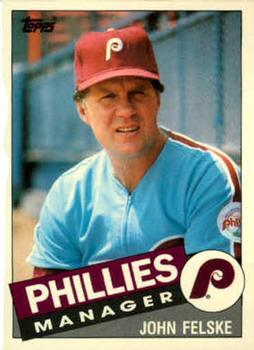 #33T John Felske - Philadelphia Phillies - 1985 Topps Traded Baseball