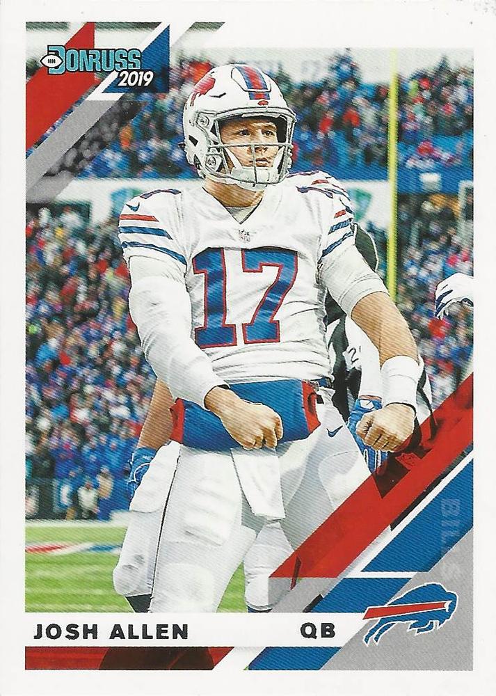 #33V Josh Allen - Buffalo Bills - 2019 Donruss Football