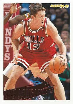 #33 Luc Longley - Chicago Bulls - 1994-95 Fleer Basketball