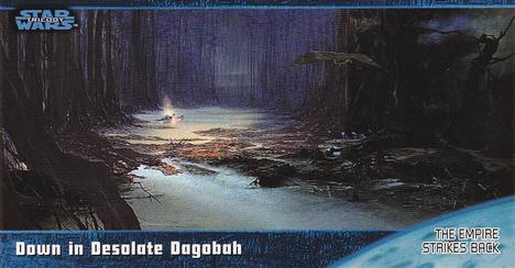 #33 Down in Desolate Dagobah - 1997 Topps Widevision Star Wars Trilogy