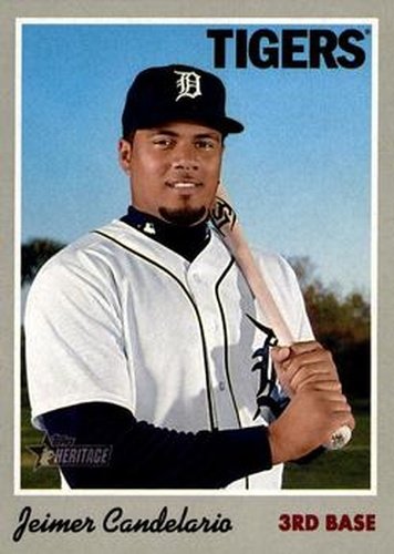 #33 Jeimer Candelario - Detroit Tigers - 2019 Topps Heritage Baseball