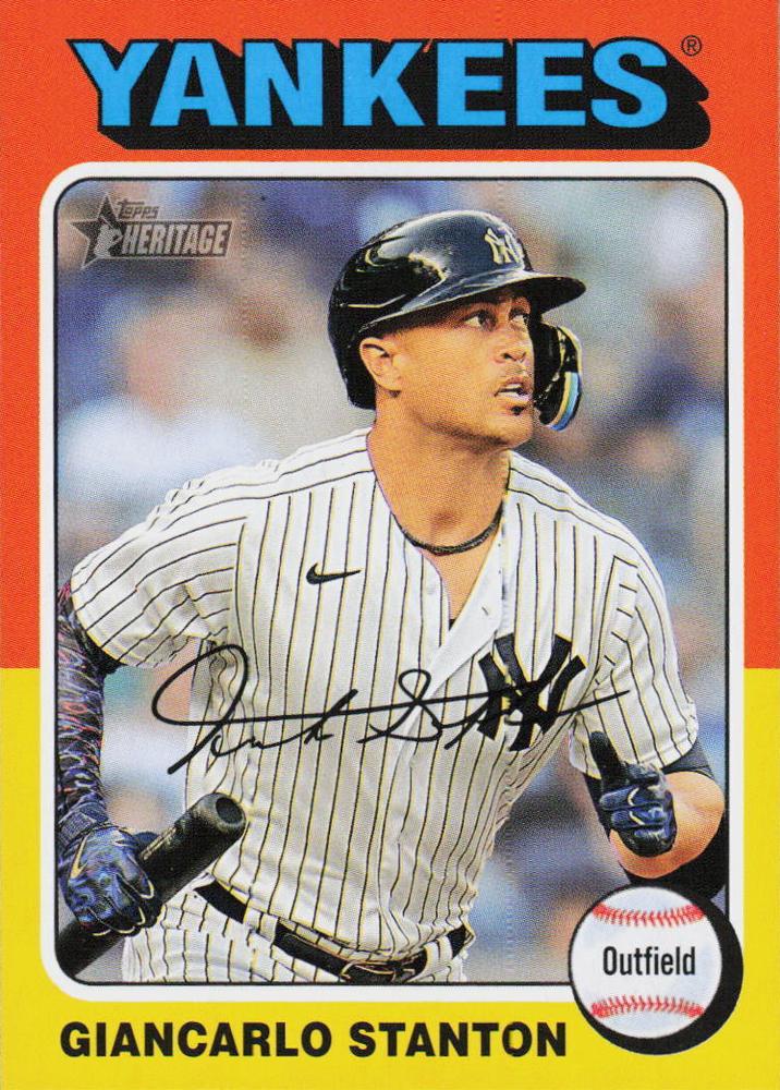 #33 Giancarlo Stanton - New York Yankees - 2024 Topps Heritage Baseball