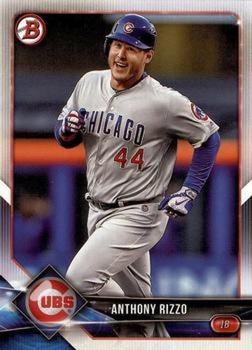 #33 Anthony Rizzo - Chicago Cubs - 2018 Bowman Baseball