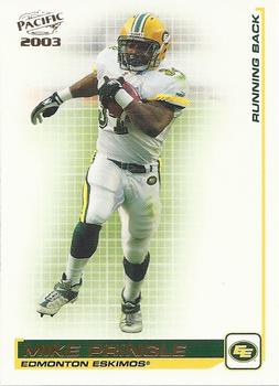 #33 Mike Pringle - Edmonton Eskimos - 2003 Pacific CFL Football