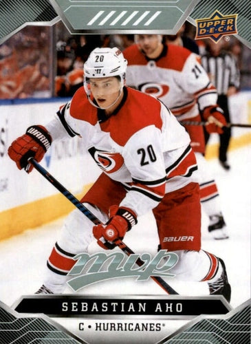 #33 Sebastian Aho - Carolina Hurricanes - 2019-20 Upper Deck MVP Hockey
