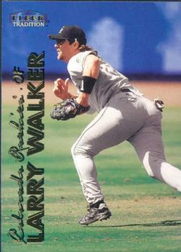 #33 Larry Walker - Colorado Rockies - 1999 Fleer Tradition Baseball