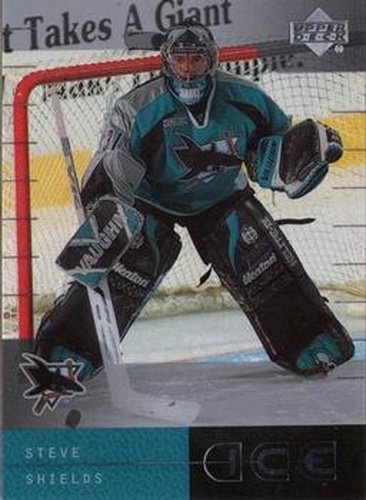 #33 Steve Shields - San Jose Sharks - 2000-01 Upper Deck Ice Hockey