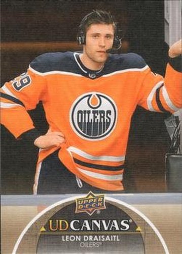 #C33 Leon Draisaitl - Edmonton Oilers - 2021-22 Upper Deck - UD Canvas Hockey