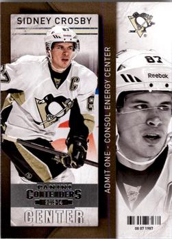 #33 Sidney Crosby - Pittsburgh Penguins - 2013-14 Panini Contenders Hockey