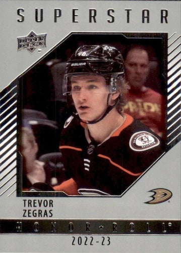 #HR-33 Trevor Zegras - Anaheim Ducks - 2022-23 Upper Deck - Honor Roll Hockey
