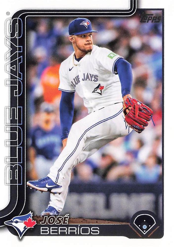 #33 José Berríos - Toronto Blue Jays - 2025 Topps Baseball
