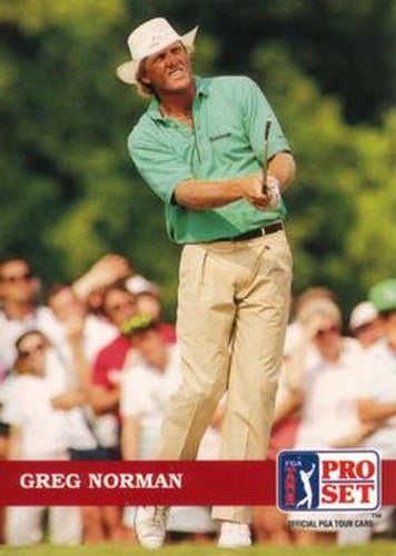 #33 Greg Norman - 1992 Pro Set PGA Tour Golf