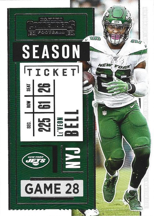 #33 Le'Veon Bell - New York Jets - 2020 Panini Contenders Football