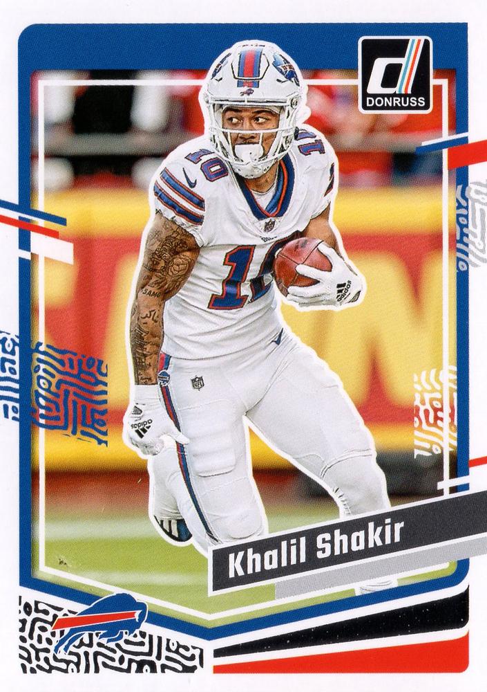 #33 Khalil Shakir - Buffalo Bills - 2023 Donruss Football