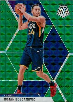 #33 Bojan Bogdanovic - Utah Jazz - 2019-20 Panini Mosaic - Green Prizm Basketball