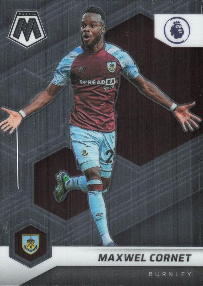#33 Maxwel Cornet - Burnley - 2021-22 Panini Mosaic Premier League Soccer