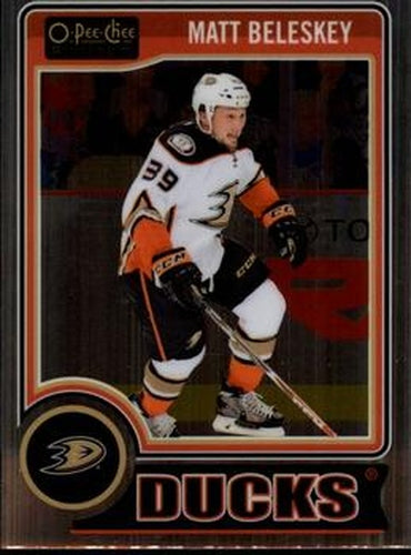 #33 Matt Beleskey - Anaheim Ducks - 2014-15 O-Pee-Chee Platinum Hockey