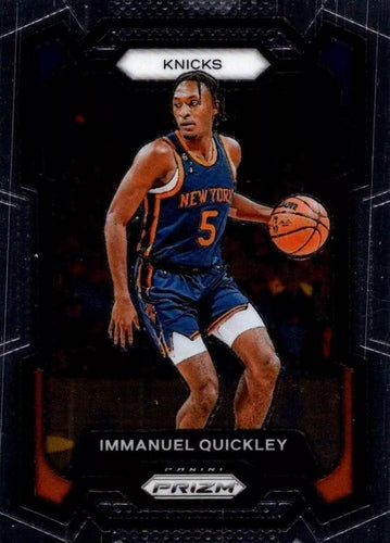 #33 Immanuel Quickley - New York Knicks - 2023-24 Panini Prizm Basketball