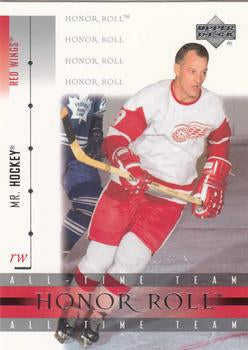 #33 Gordie Howe - Detroit Red Wings - 2001-02 Upper Deck Honor Roll Hockey