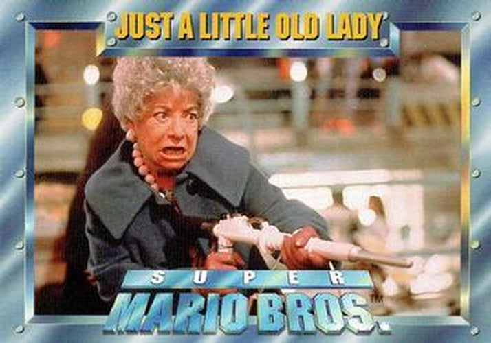 #33 Just A Little Old Lady - 1993 SkyBox Super Mario Bros.