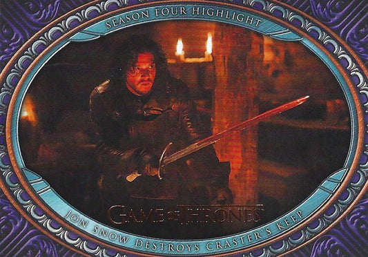 #33 Jon Snow Destroys Craster's Keep - 2022 Rittenhouse Game of Thrones