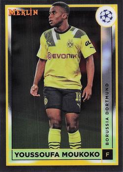 #33 Youssoufa Moukoko - Borussia Dortmund - 2022-23 Merlin Chrome UEFA Club Competitions Soccer