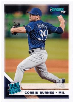 #33 Corbin Burnes - Milwaukee Brewers - 2019 Donruss Baseball