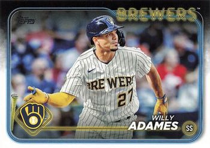 #33 Willy Adames - Milwaukee Brewers - 2024 Topps Baseball