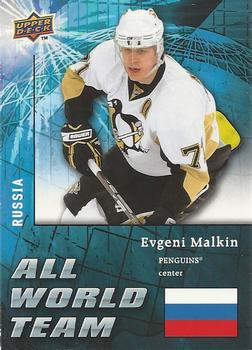 #AW33 Evgeni Malkin - Pittsburgh Penguins - 2009-10 Upper Deck - All World Team Hockey