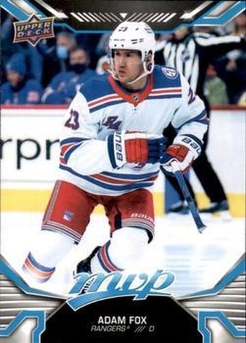 #33 Adam Fox - New York Rangers - 2022-23 Upper Deck MVP Hockey