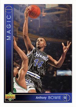 #33 Anthony Bowie - Orlando Magic - 1993-94 Upper Deck Basketball