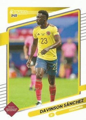 #33 Davinson Sanchez - Colombia - 2021-22 Donruss Road to FIFA World Cup Qatar 2022 Soccer