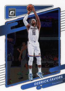 #33 Derrick Favors - Oklahoma City Thunder - 2021-22 Donruss Optic Basketball