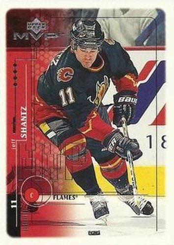 #33 Jeff Shantz - Calgary Flames - 1998-99 Upper Deck MVP Hockey
