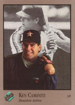 #33 Ken Caminiti - Houston Astros - 1992 Studio Baseball