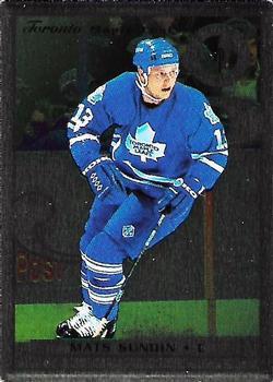 #33 Mats Sundin - Toronto Maple Leafs - 1996-97 Leaf Preferred - Steel Hockey