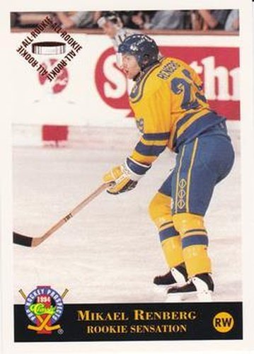 #33 Mikael Renberg - Lulea - 1994 Classic Pro Hockey Prospects Hockey