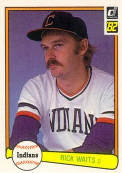 #33 Rick Waits - Cleveland Indians - 1982 Donruss Baseball
