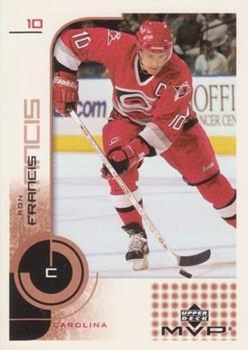#33 Ron Francis - Carolina Hurricanes - 2002-03 Upper Deck MVP Hockey