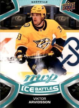 #33 Viktor Arvidsson - Nashville Predators - 2021-22 Upper Deck MVP - Ice Battles Hockey