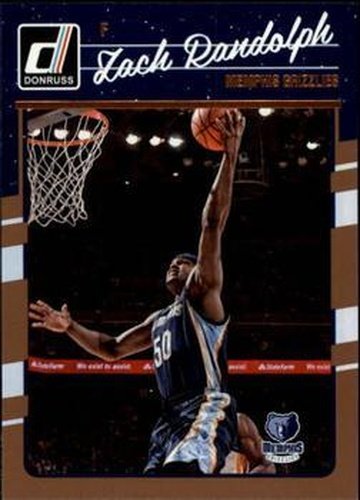 #33 Zach Randolph - Memphis Grizzlies - 2016-17 Donruss Basketball