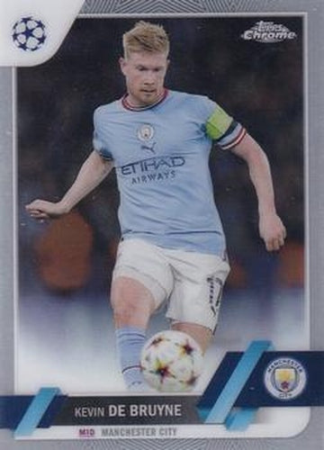 #33 Kevin De Bruyne - Manchester City - 2022-23 Topps Chrome UEFA Club Competitions Soccer