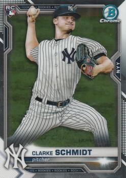 #33 Clarke Schmidt - New York Yankees - 2021 Bowman Chrome Baseball