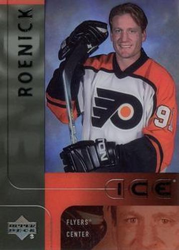 #33 Jeremy Roenick - Philadelphia Flyers - 2001-02 Upper Deck Ice Hockey