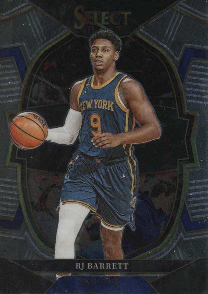 #33 RJ Barrett - New York Knicks - 2022-23 Panini Select Basketball